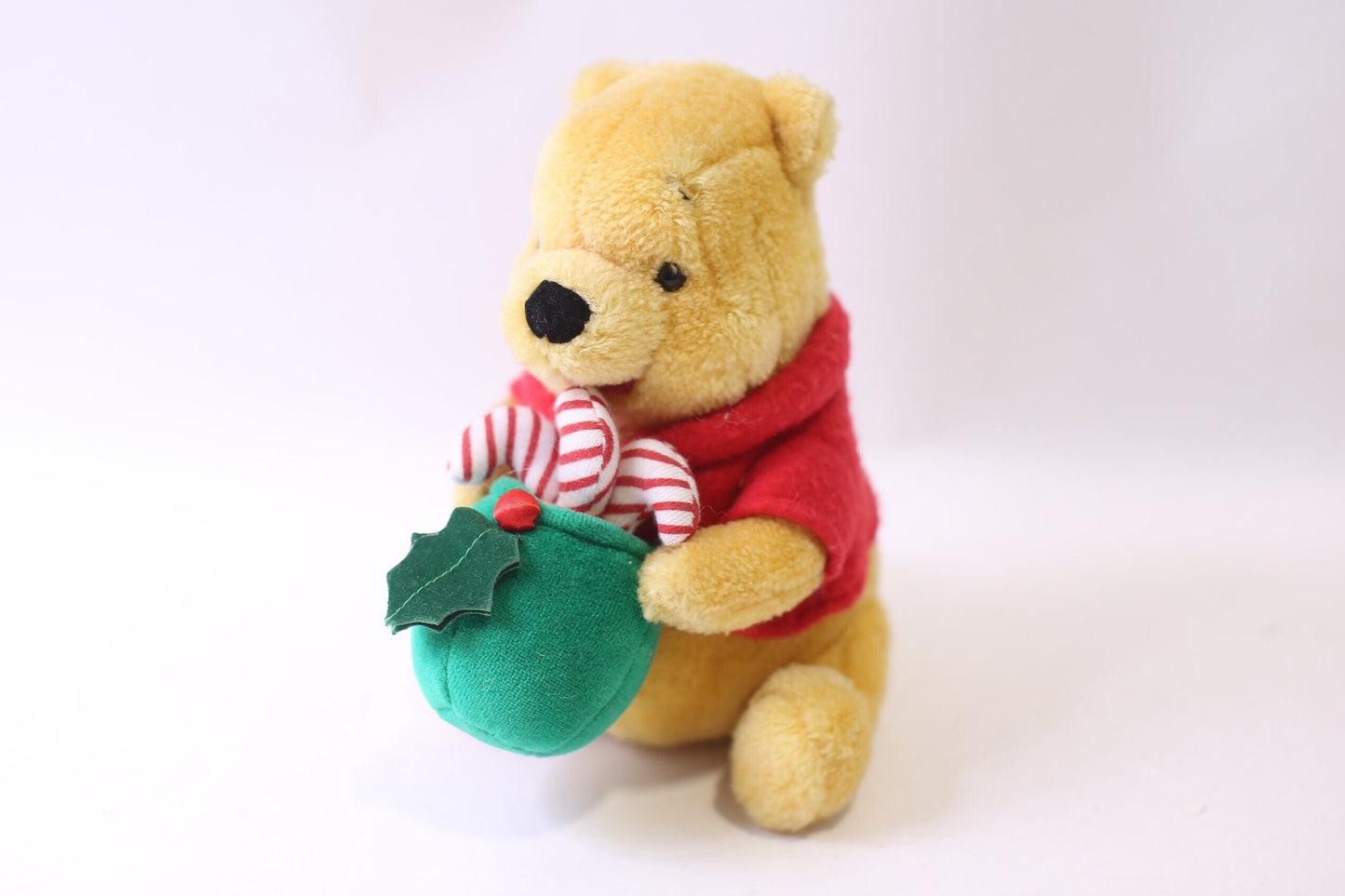Gund Christmas Plush Pooh with Hunny Pot and Candy Canes 8127 image 0