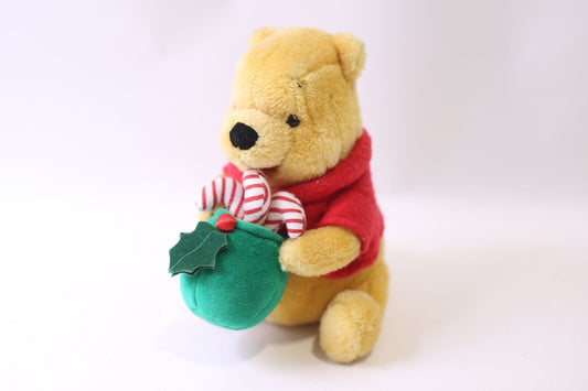 Gund Christmas Plush Pooh with Hunny Pot and Candy Canes 8127 image 0