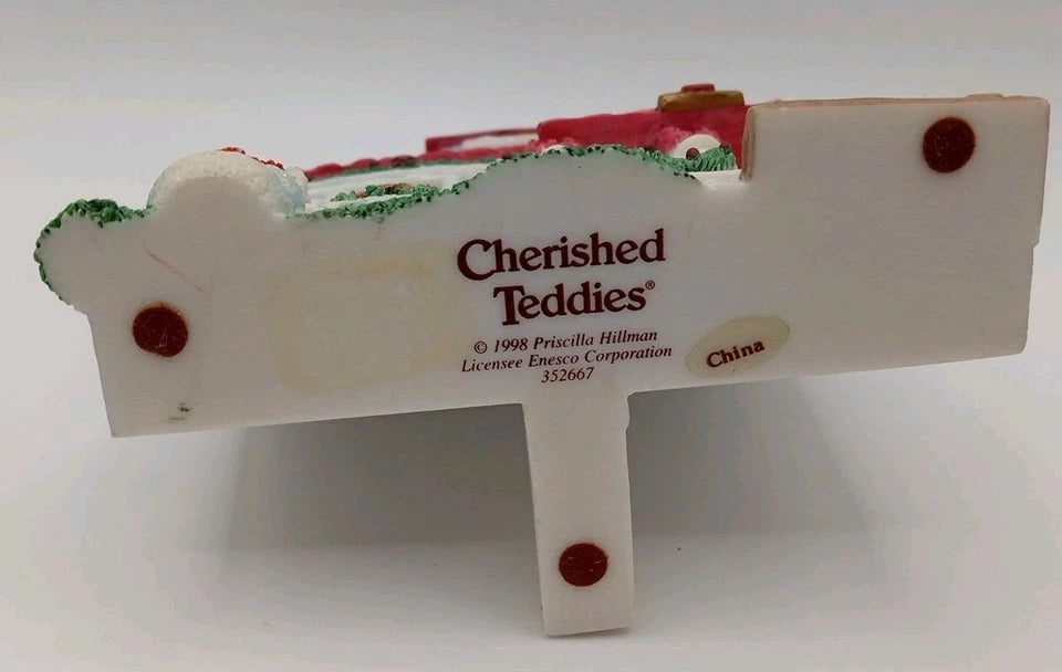 Cherished Teddies 1998 Neighborhood Christmas House 352667 image 3