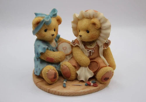 Cherished Teddies Justine & Janice Sisters & Friendship  Crafted w. Love 537810 image 0