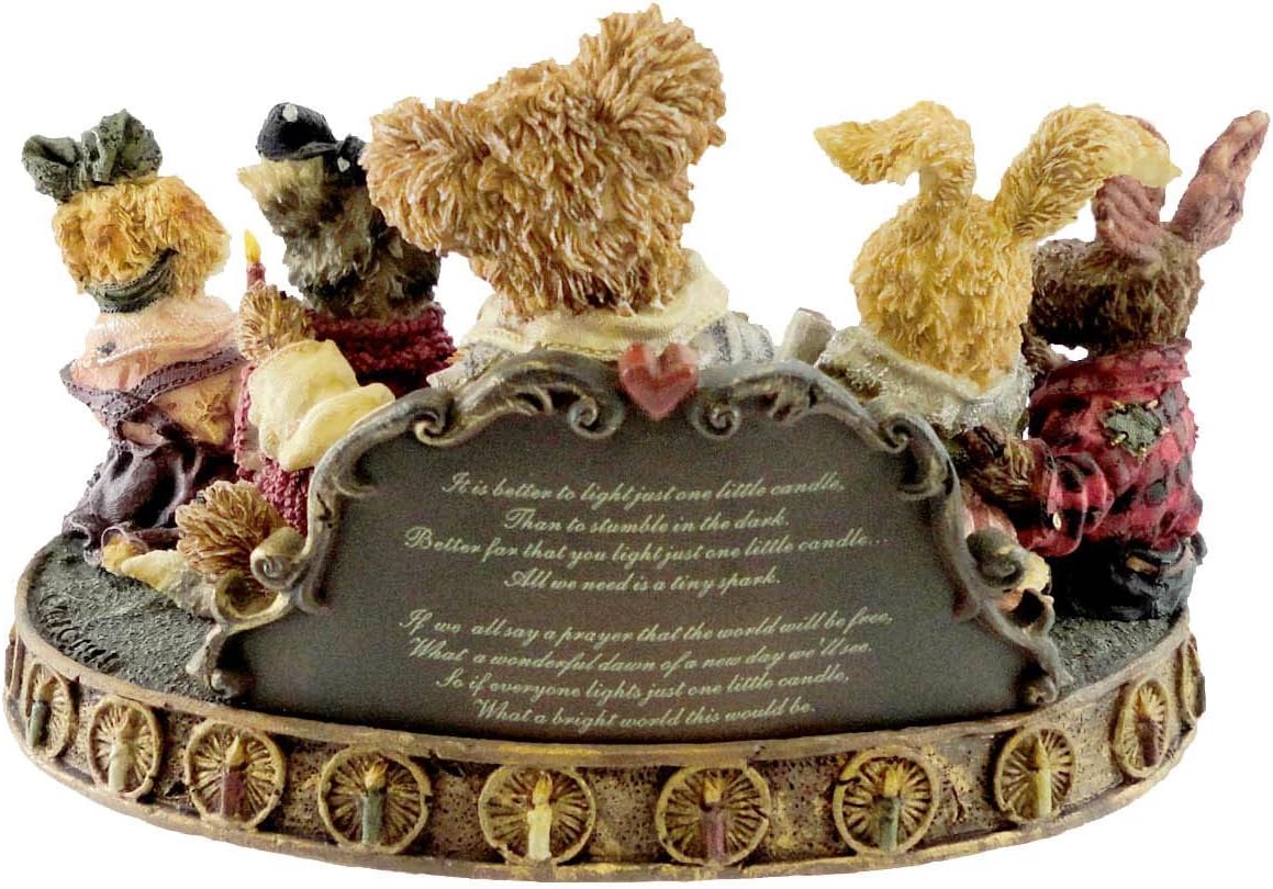 Boyds Bear Resin  Chandler Light A Candle 2000 Limited Edition Figurine 227805 image 1
