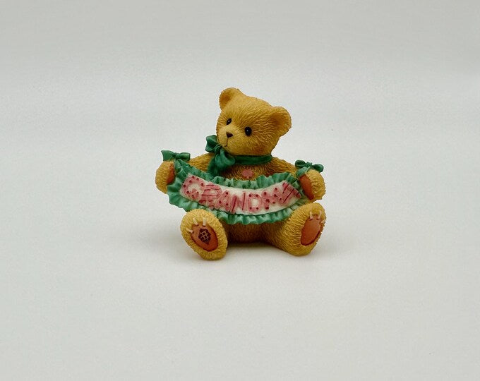 Cherished Teddies Mini Figurine Worlds Greatest Grandma image 1