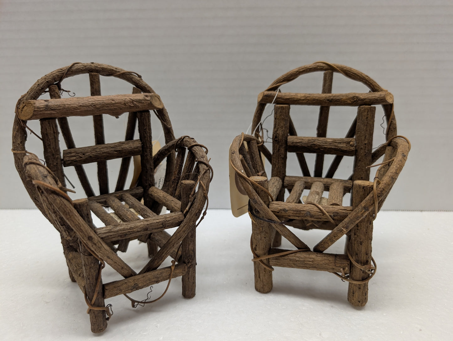 Boyds Mini Twig Chair Set of 2 #65531 image 3