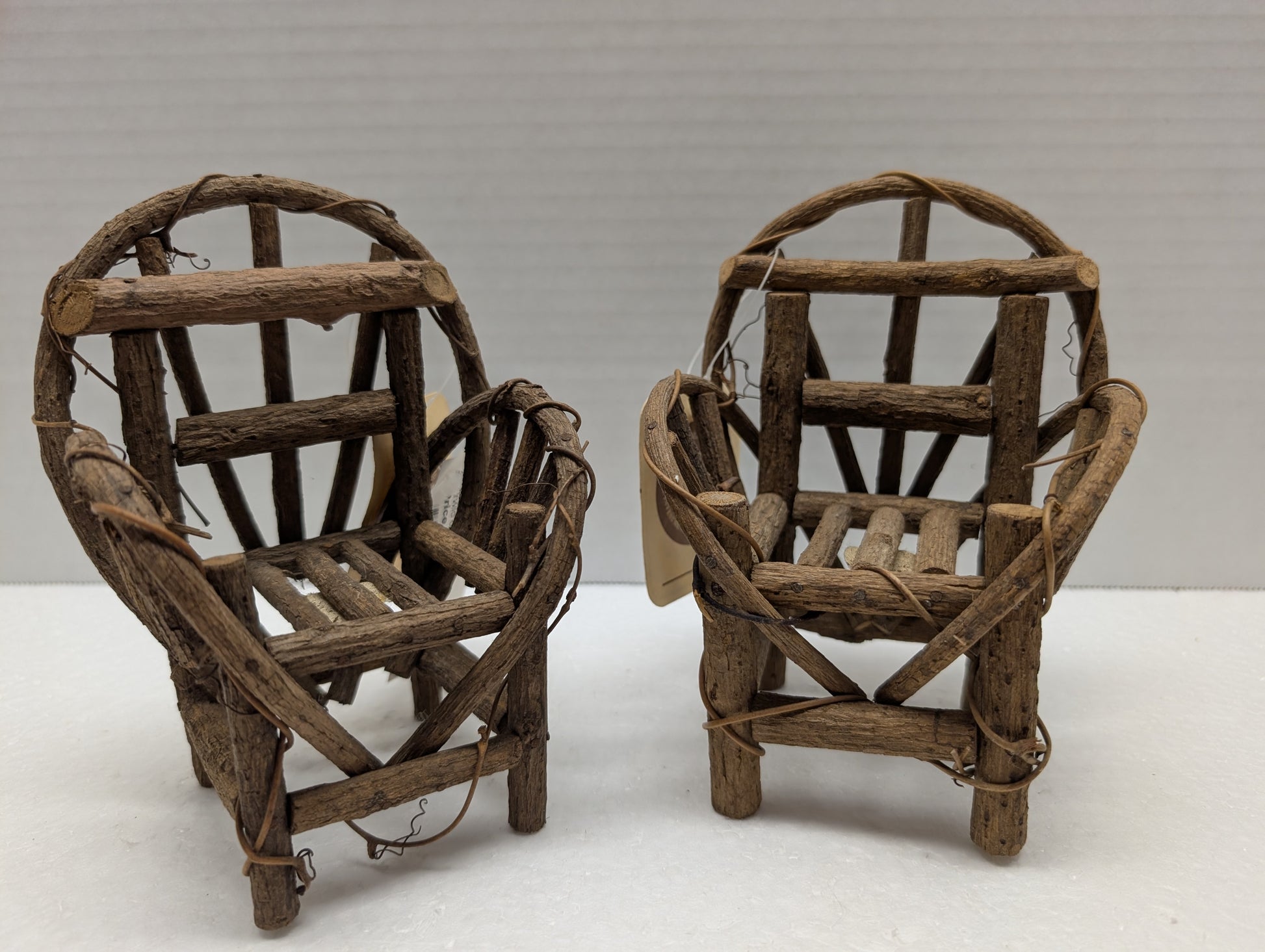 Boyds Mini Twig Chair Set of 2 #65531 image 3