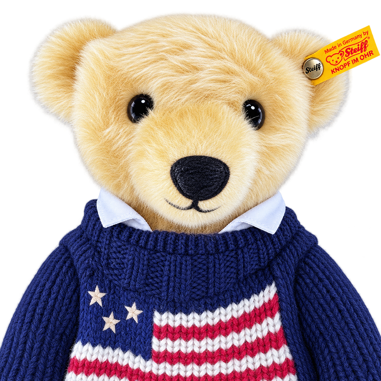 Steiff Ralph Lauren Polo Bear The American Flag Bear  Ltd Ed 3500