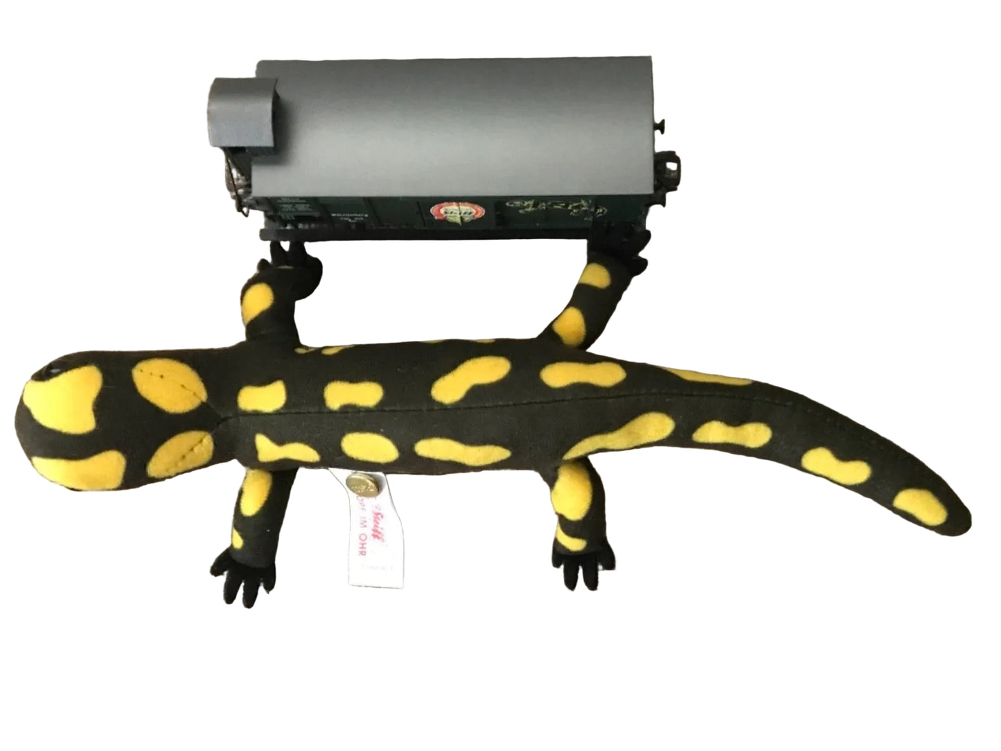 Steiff Salamander & Marklin Train Car  #488061