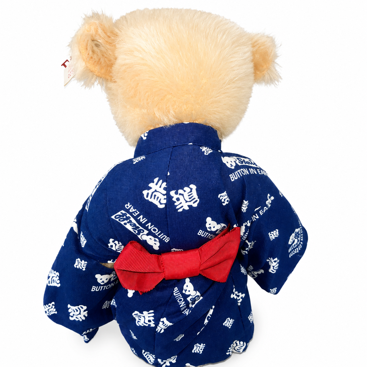 Steiff Yukata Teddy Bear Peach 33cm 1998 Japanese LED 1500