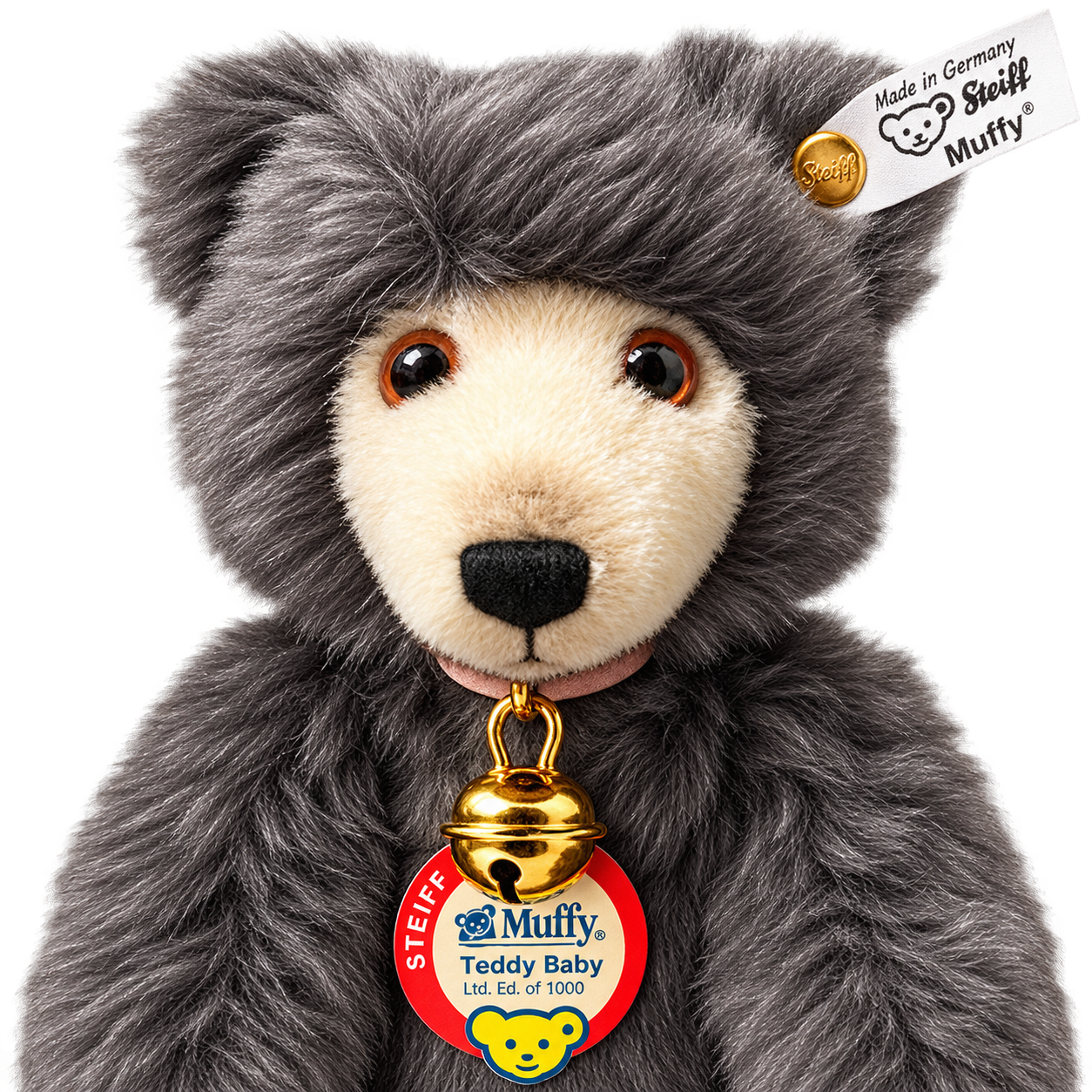 Steiff Teddys Teddy Baby Exclusive 16cm jointed charcoal 011382