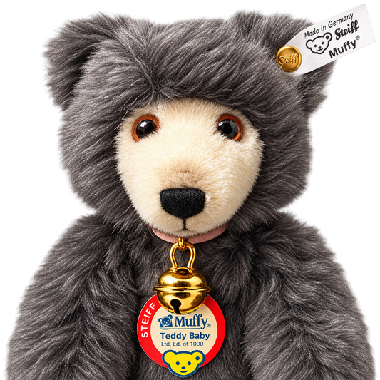 Steiff Teddys Teddy Baby Exclusive 16cm jointed charcoal 011382