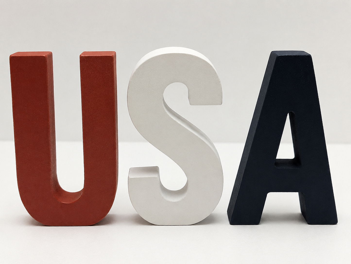 Boyds Accessories Wooden  U.S.A . LETTERS 658192 Patriotic
