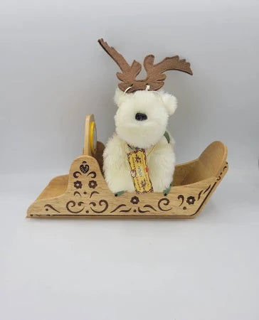 North American Santa's Workshop Lulu Dog Sled 4295 Muffy Vanderbear image 4