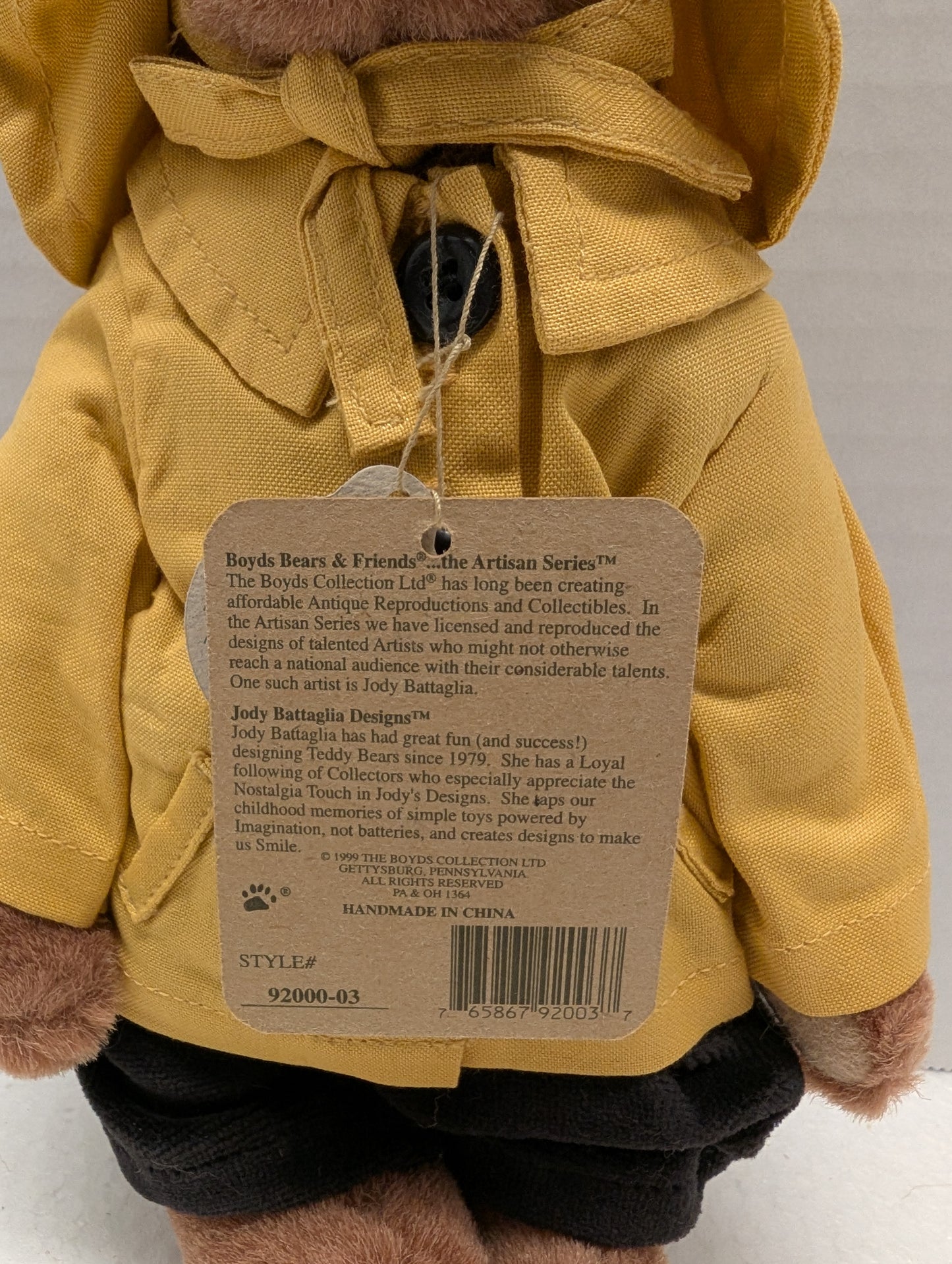 Boyds Bear Plush  Bumbershoot B Jodibear  92000-03 image 2