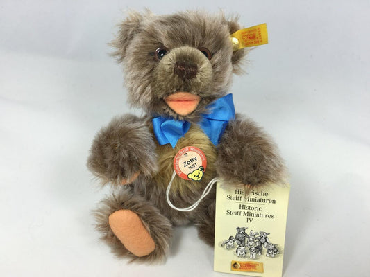 Steiff Miniature Zotty Carmel & Brown tipped 16cm 1951 rep 029950 image 0