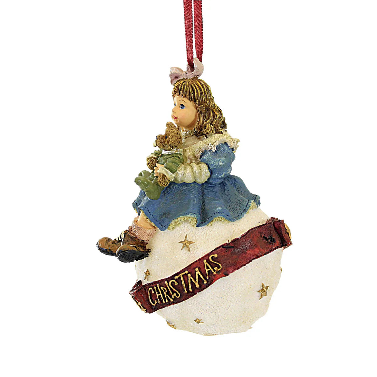 Boyds Ornament Amy & Sam  Baby's First Christmas 25857 image 1