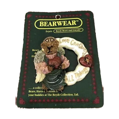 Boyds Pin Bearwear Ariel Love Conquers All Things #26019 image 0