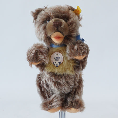 Steiff Miniature Zotty Carmel & Brown tipped 16cm 1951 rep 029950 image 2