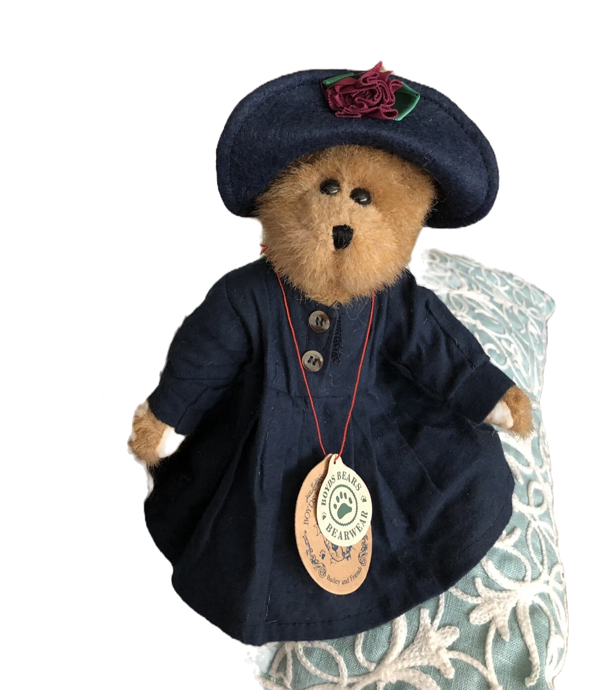 Boyds Bear Plush  Bailey Blue Denin w. House Sweater  9199-06 image 3