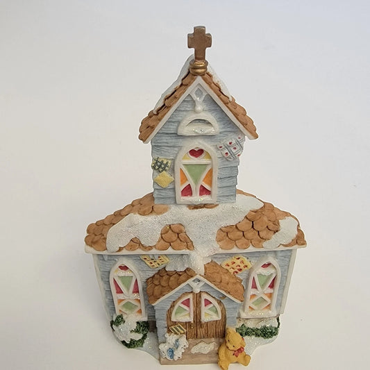 Cherished Teddies Neighborhood WINTER CHURCH BUILDING #352675 image 0