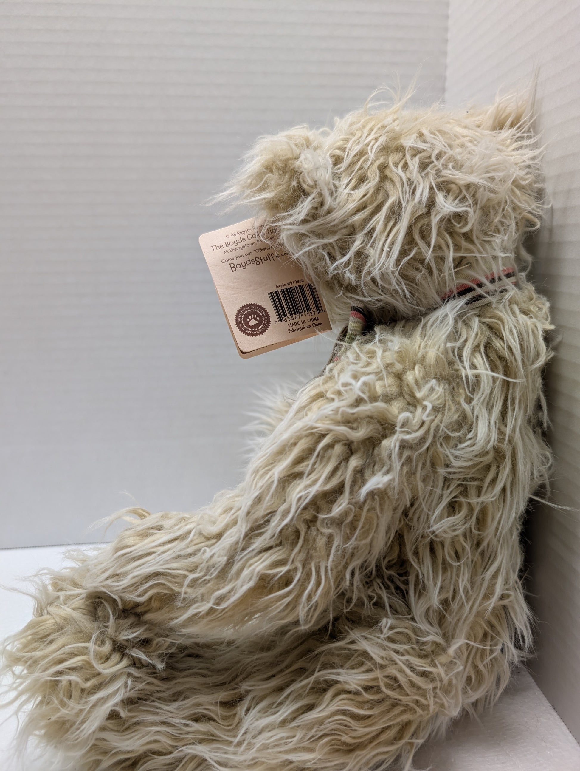 Boyds Bear Plush Brian Q. Fuzzworth  16" #919861 image 2