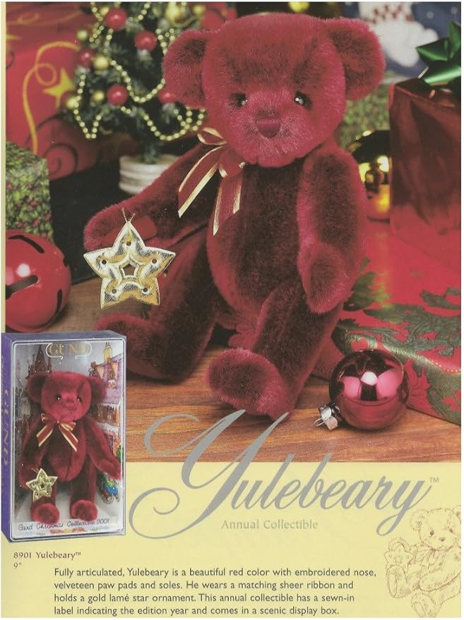 Gund Yulebeary�Christmas Collectible Bear for 2001 image 0
