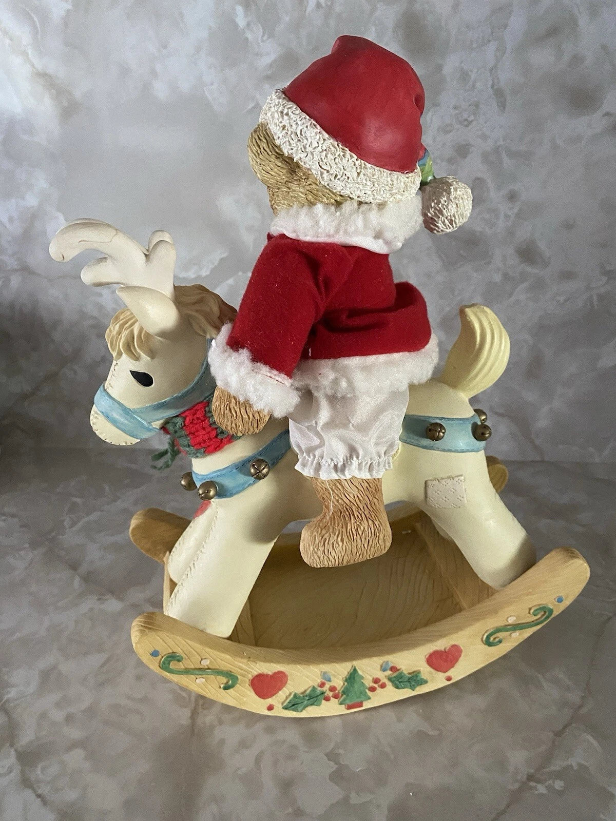 Cherished Teddies Rocking Reindeer and Santa Musical 629618 image 8
