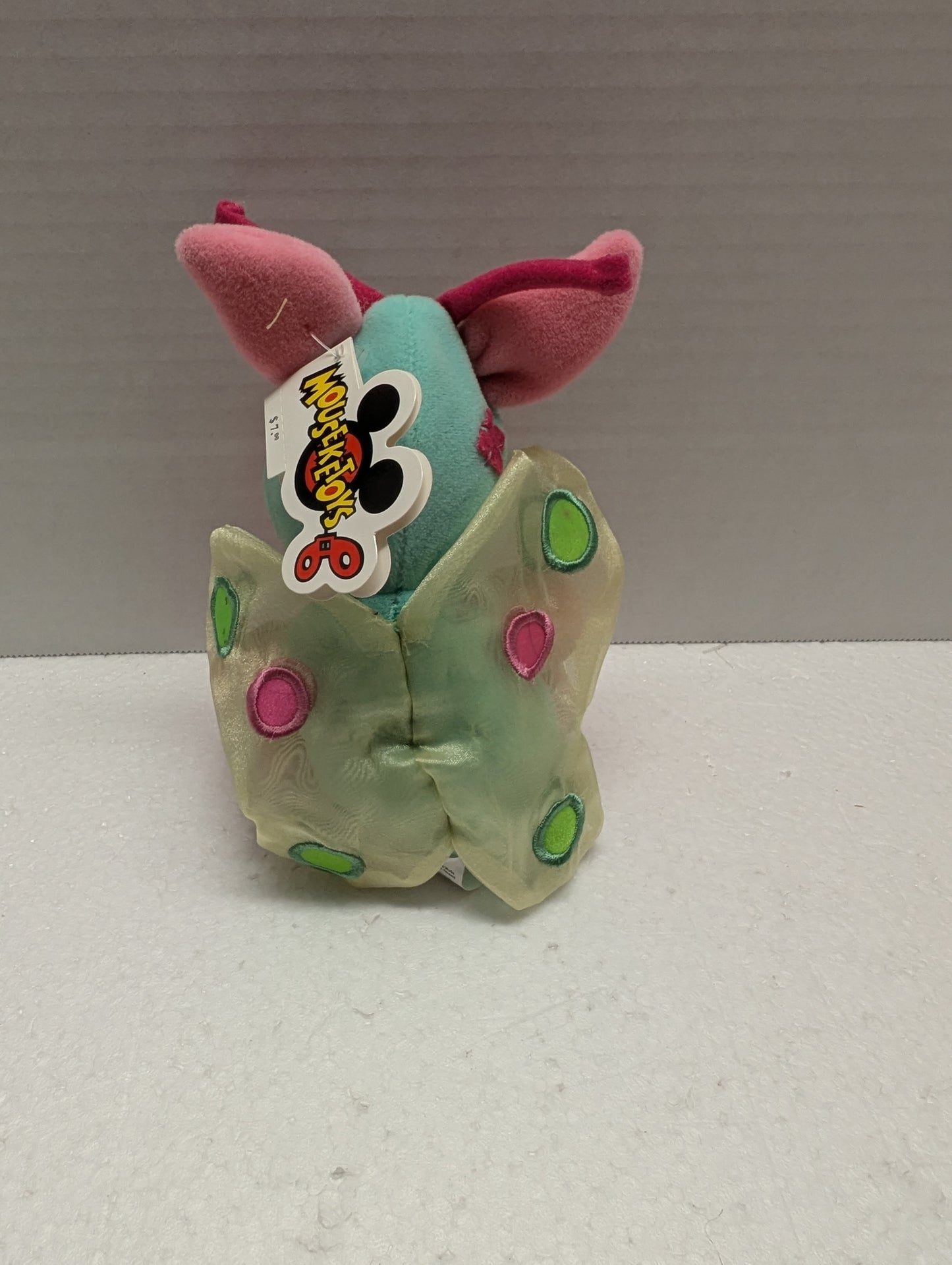 Disney Bean Bag Mouseketoys Piglet Butterfly 8" 130450 image 1