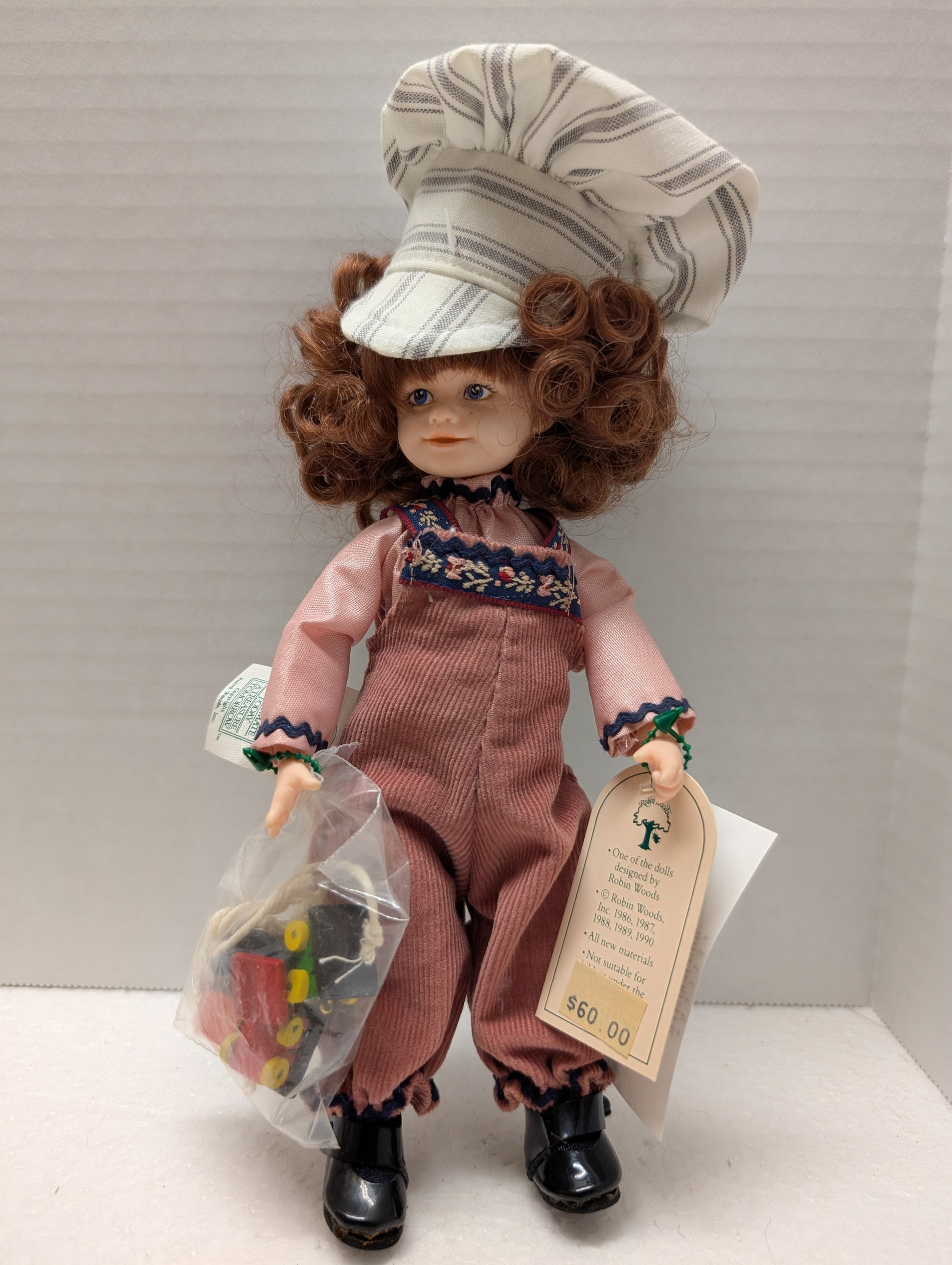 Robin Woods Ellen The Conductor 8" Vinyl Doll 26847 image 1