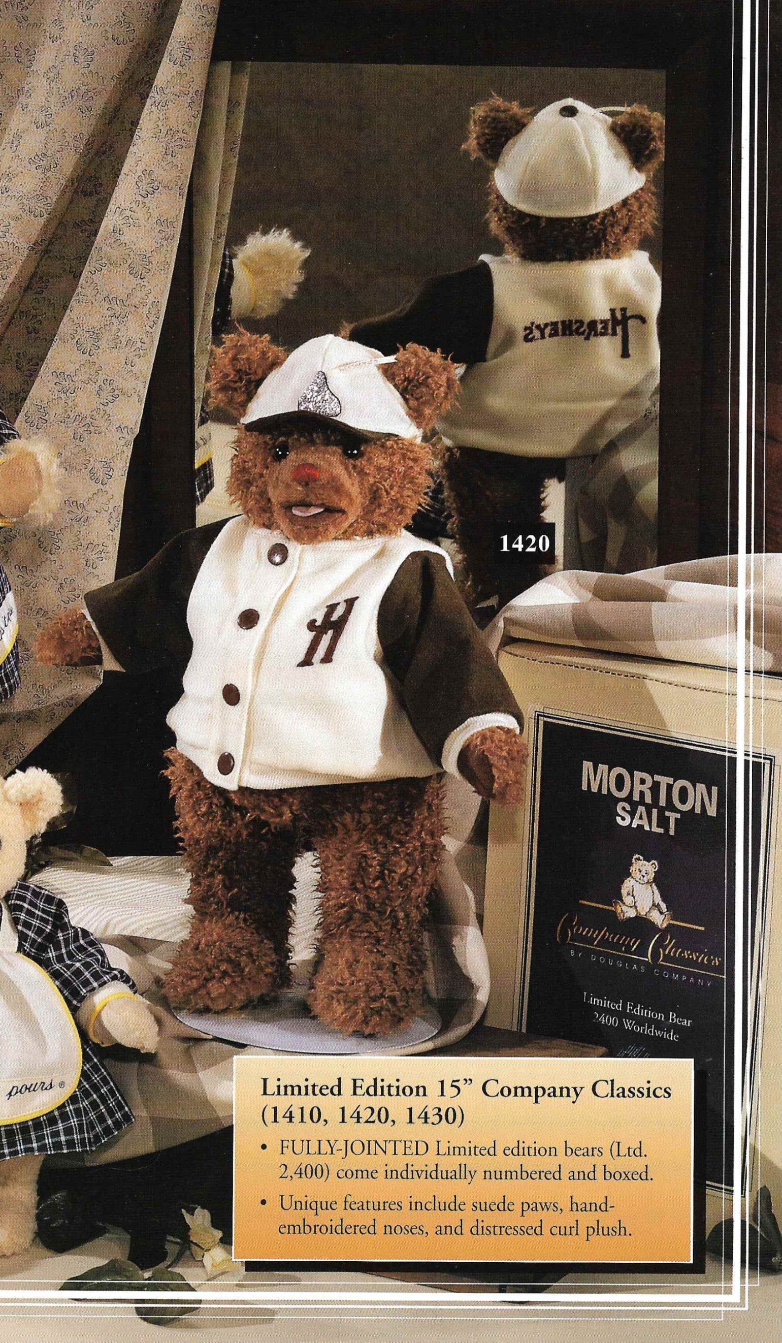 Douglas Company Classics 1st Edition Hershey"s 15" Varsity Bear #1420 image 0