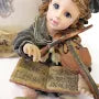 Boyds Frame Dollstone Lindsey with Louis  The Recital 27551 image 7
