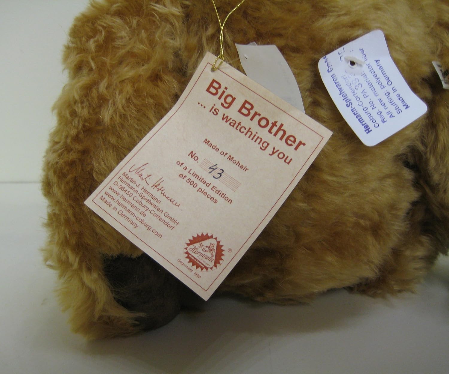 Hermann Bear 21 inch Big Brother Bear 123253 image 4