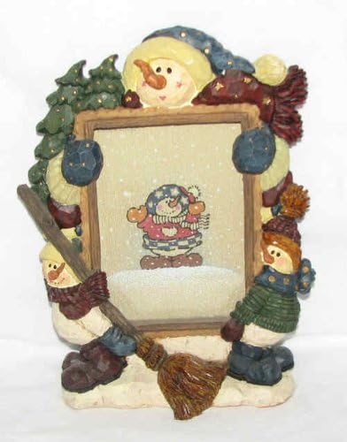 Boyds Frame Carver's Choice Barnaby's Snow Sweep Services Frame 370301 image 0