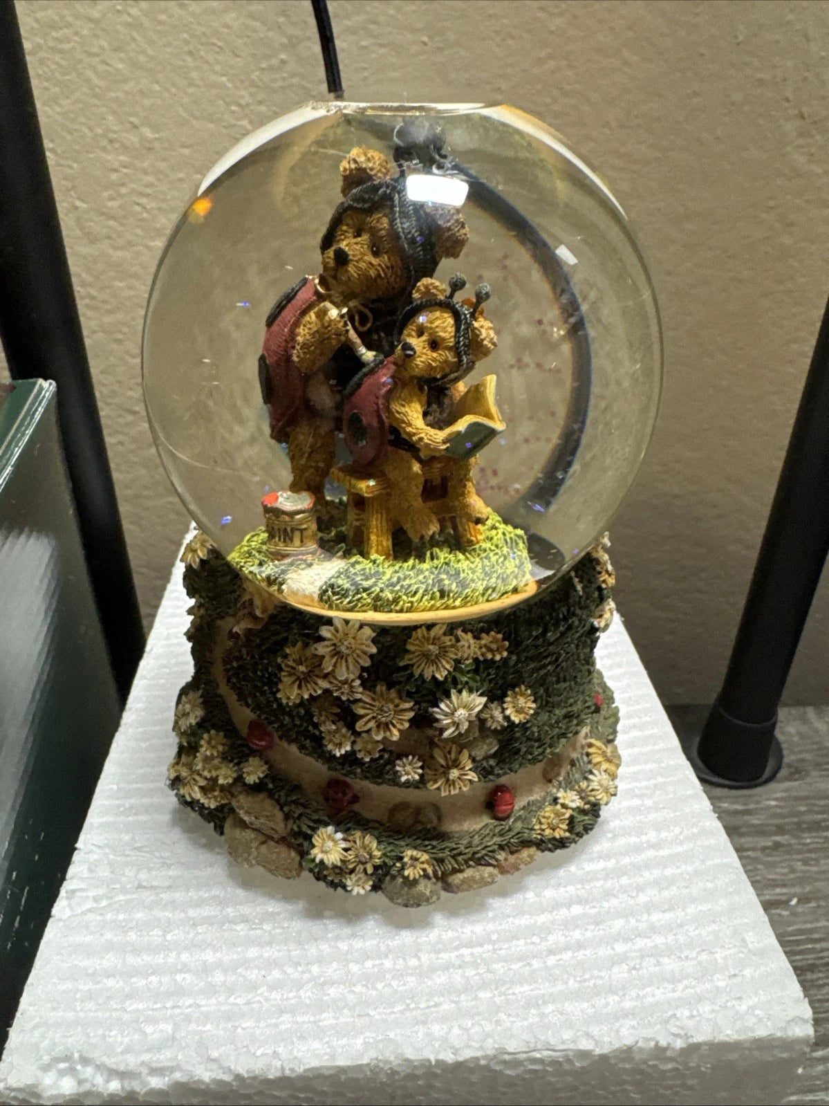Boyds Waterglobe Bearstone Tweedle Bedeedle w.Leedle & Co 270555 image 6