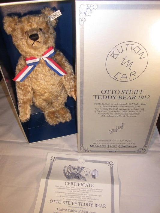 Steiff Otto Teddybaer Replica 1912 Ltd Ed 5000 EAN 406744 USA Exclusive image 0