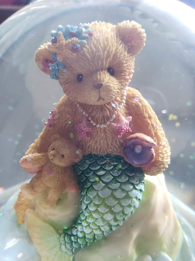 Cherished Teddies Hidden Treasures from the Sea Mermaid Waterglobe 865079 image 3