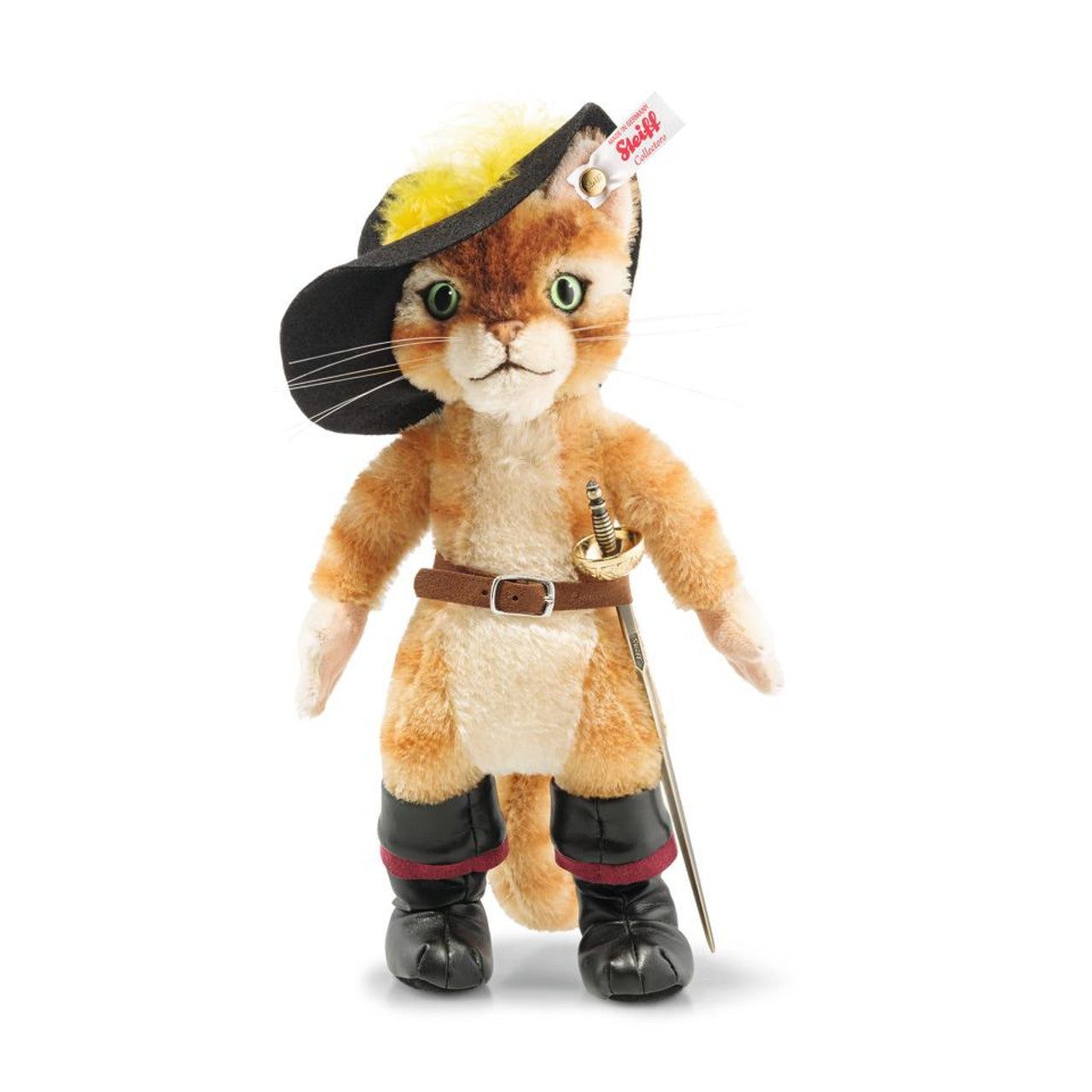 Steiff Puss in Boots 26cm Golden Brown image 0