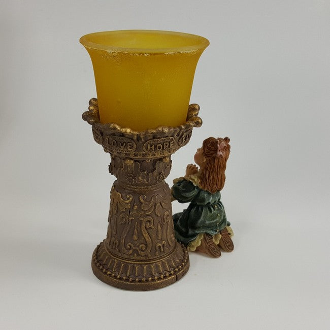 Boyds Votive Doll Stone Theresa & John The Prayer Candle 27900 image 3