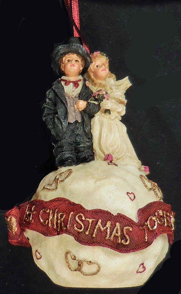 Boyds Ornament Dollstone Yesterday Child Ryan & Diane Love is Forever image 0