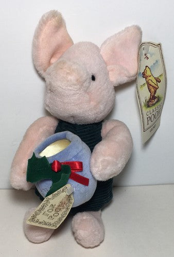 Gund Christmas Plush Piglet with Honey Pot 7963 image 1