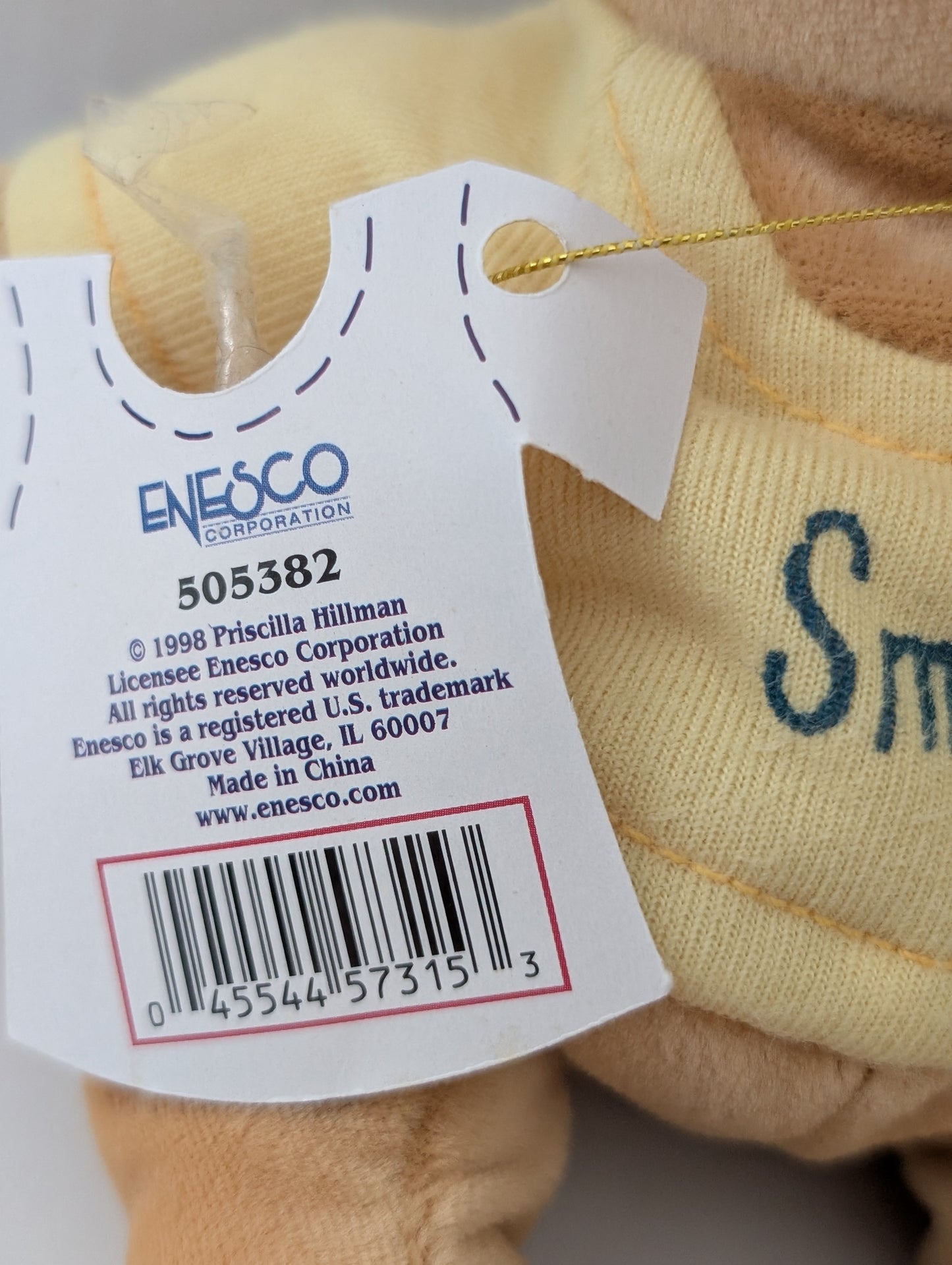 Cherished Teddies Bear Smile Yellow Tshirt 505382 image 2
