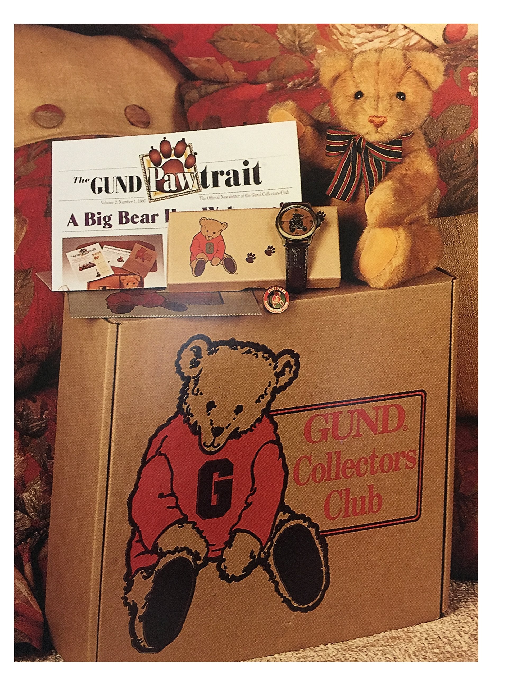 Gund Collectors Kit 1998 Club Bear and Watch #9602 image 2