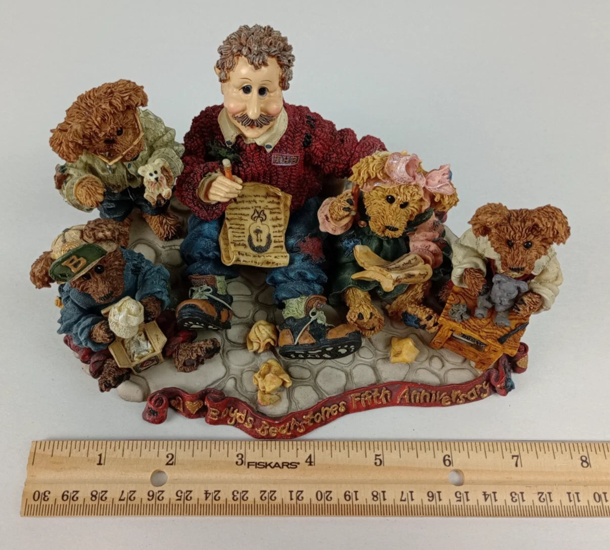 Boyds Bear Resin The Head Bean 227803 image 2