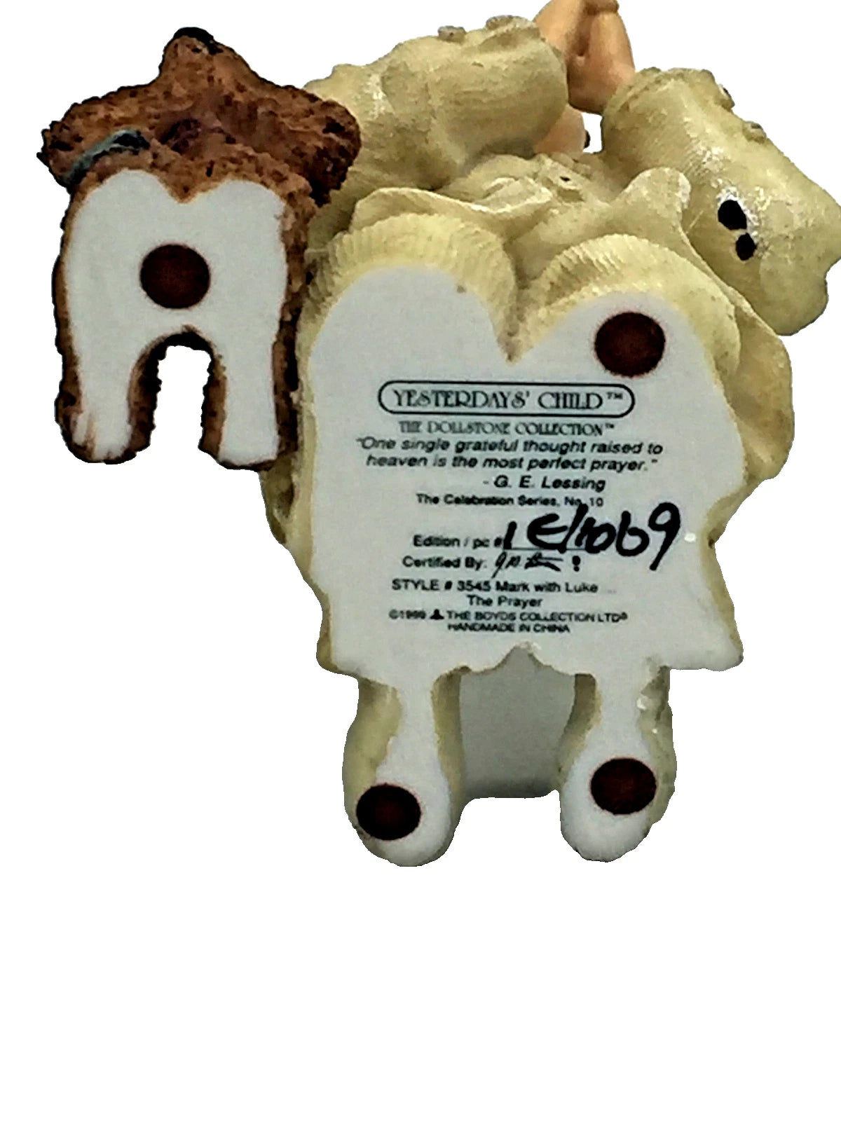 Boyds Dollstone Mark with Luke  The Prayer 3545 Communion image 5