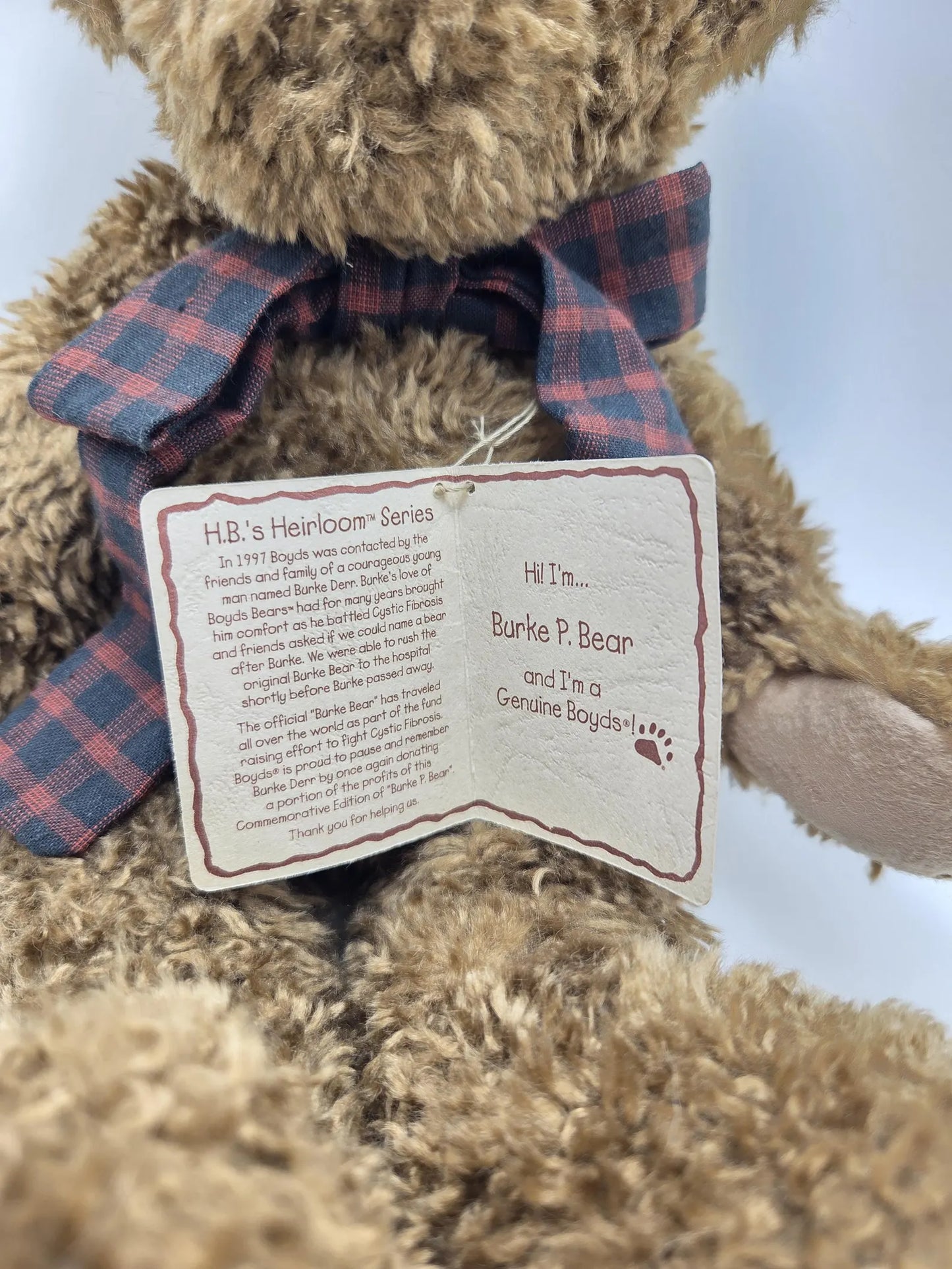 Boyds Bear Collection "Burke P Bear" 5109-05 image 2