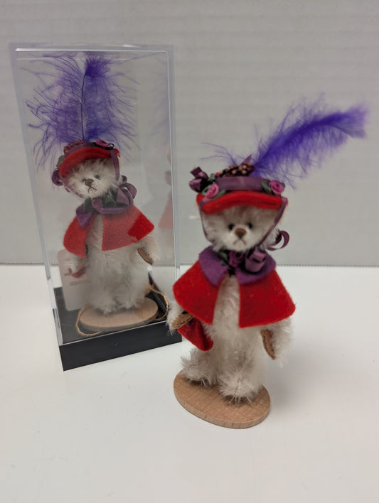 Little Gems Mademoiselle Rouge Teddys Exclusive Mini Mohair Bear image 0