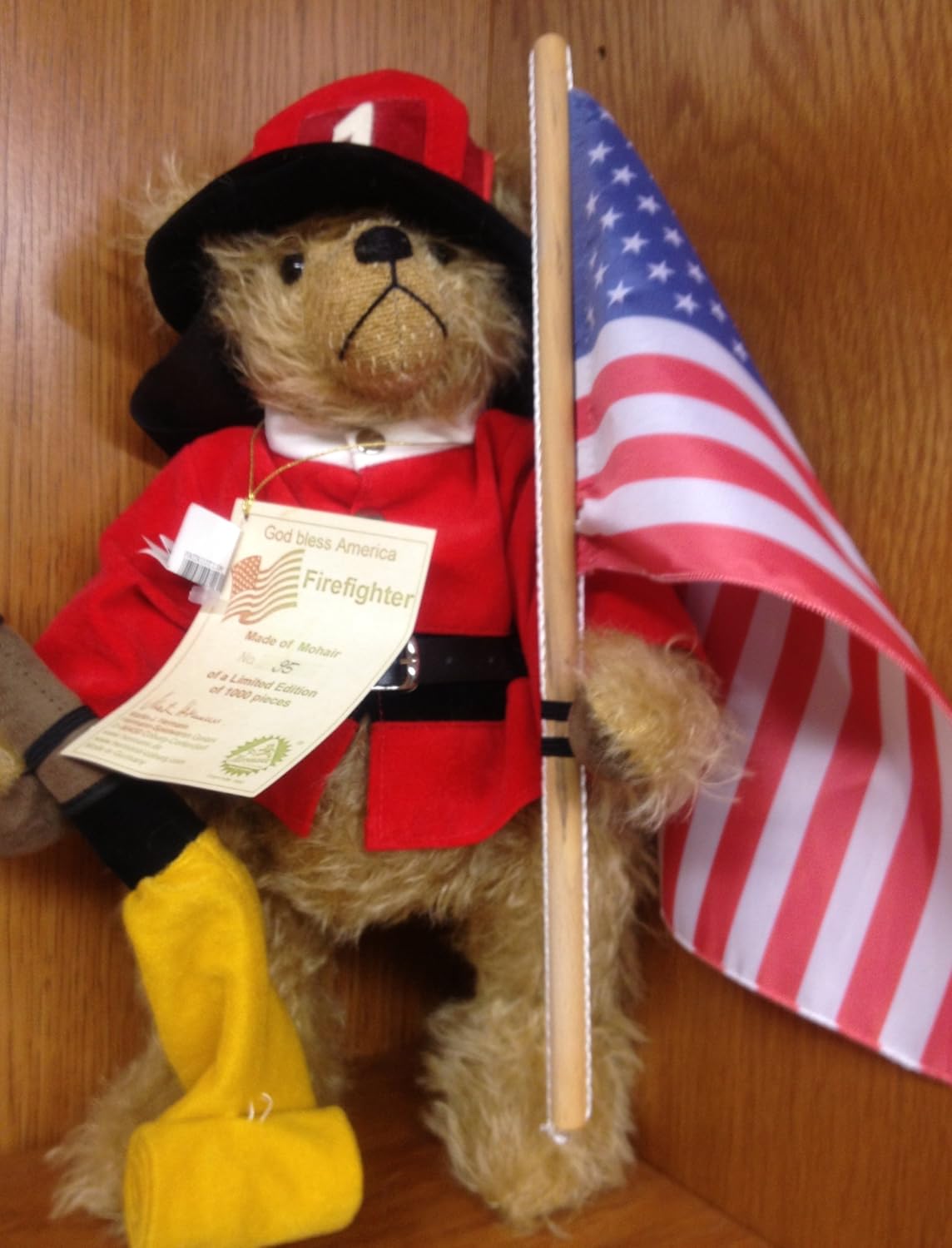 Hermann Firefighter w. American Flag 224790 image 3