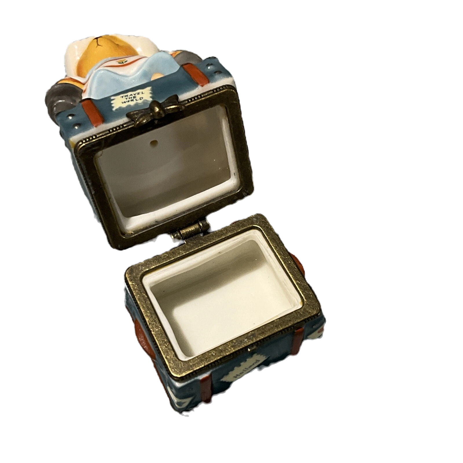 Cherished Teddies Holland Porcelain Hinged Box 441090 image 0