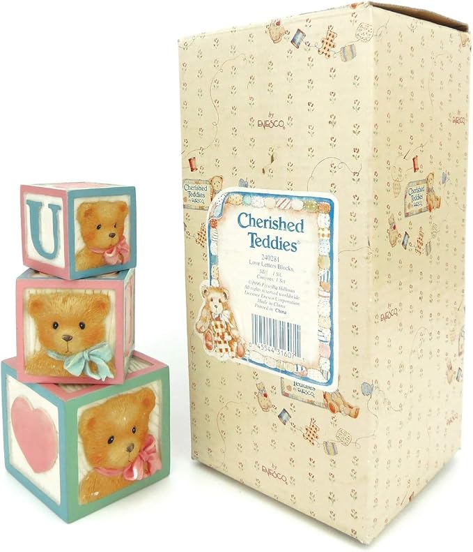 Cherished Teddies - Love Letters Blocks by ENESCO 240281 image 0