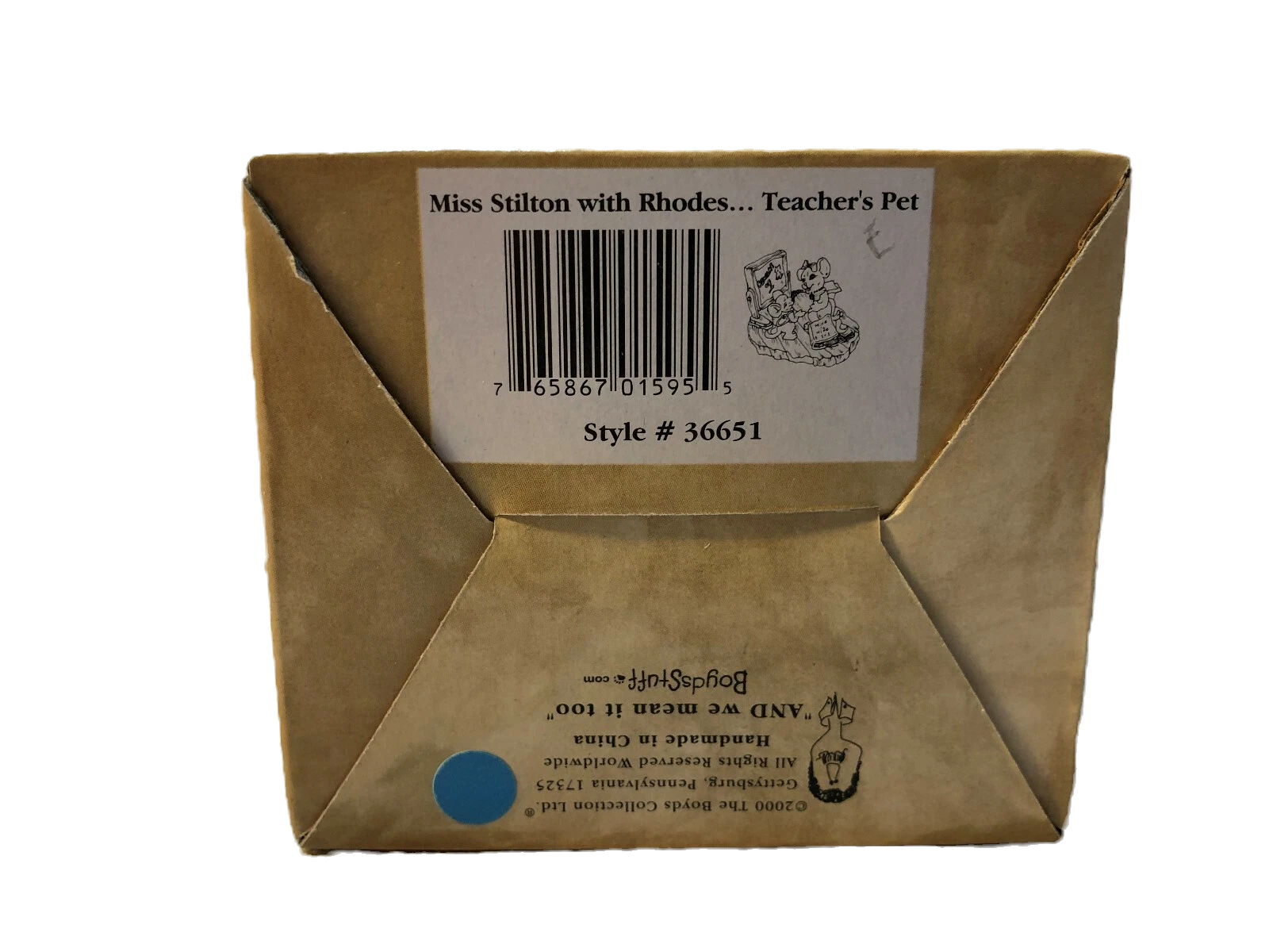 Boyds Critter & Co. Miss Stilton with Rhodes Teachers Pet 36651 image 3