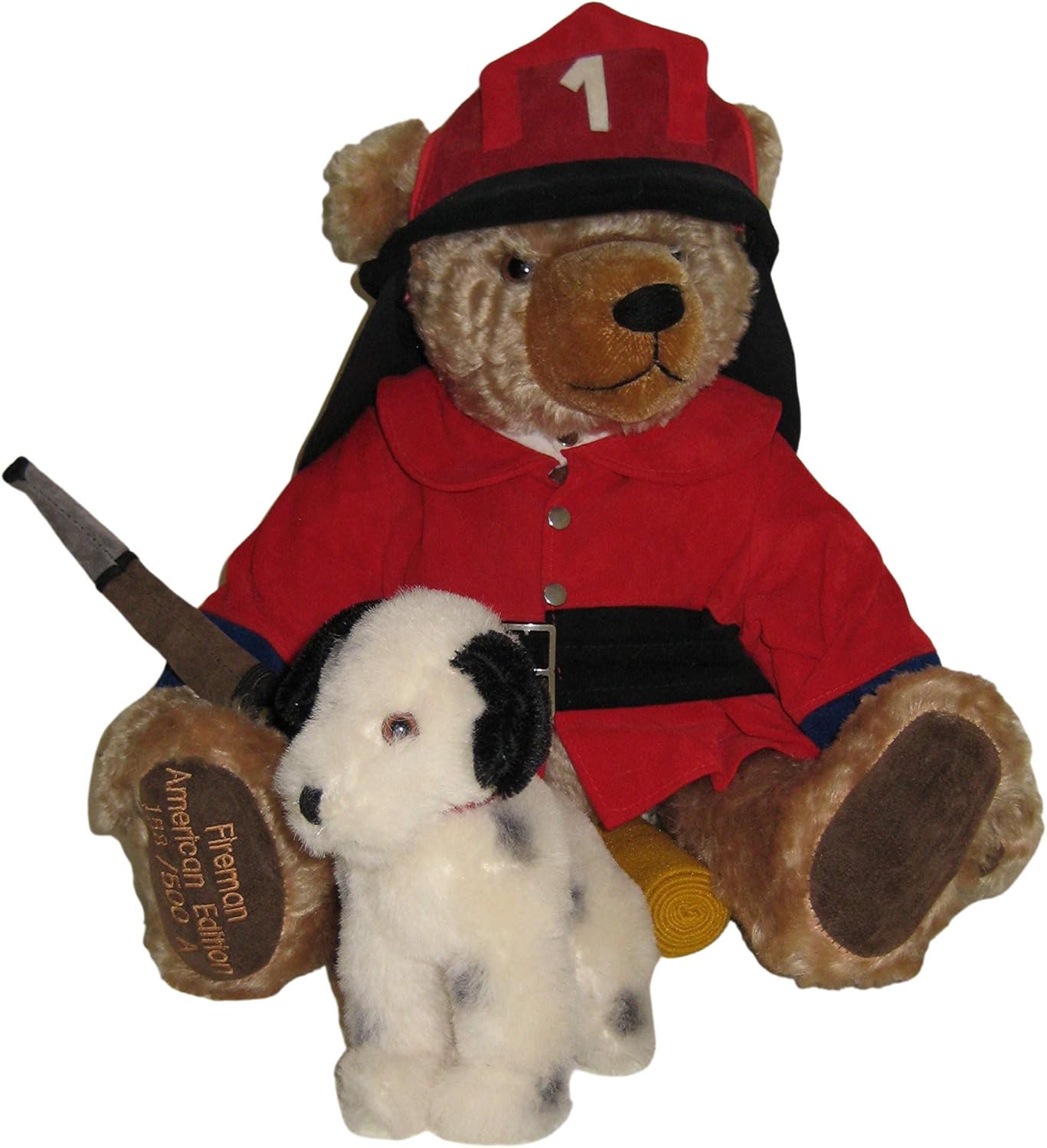 Hermann Fireman with Dalmation Dog 224806 18" image 0