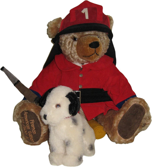 Hermann Fireman with Dalmation Dog 224806 18" image 0